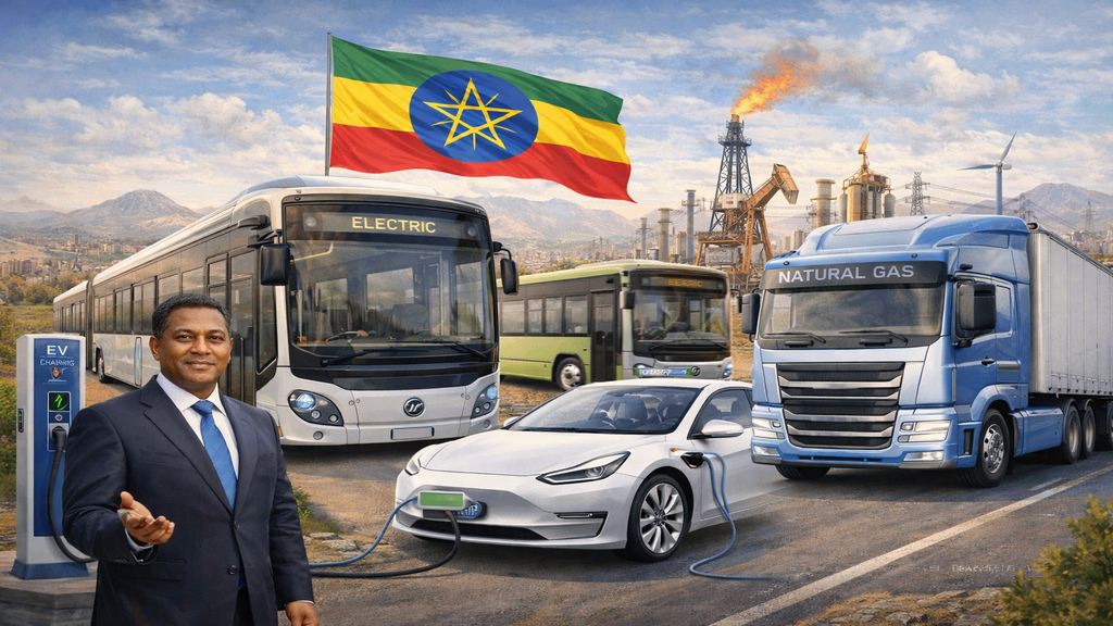 Ethiopia Orders Nationwide Shift to EVs and Gas to Cut Fuel Imports