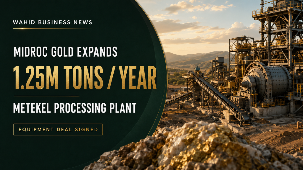MIDROC signs machinery deal for 1.25m-tonne Metekel gold plant