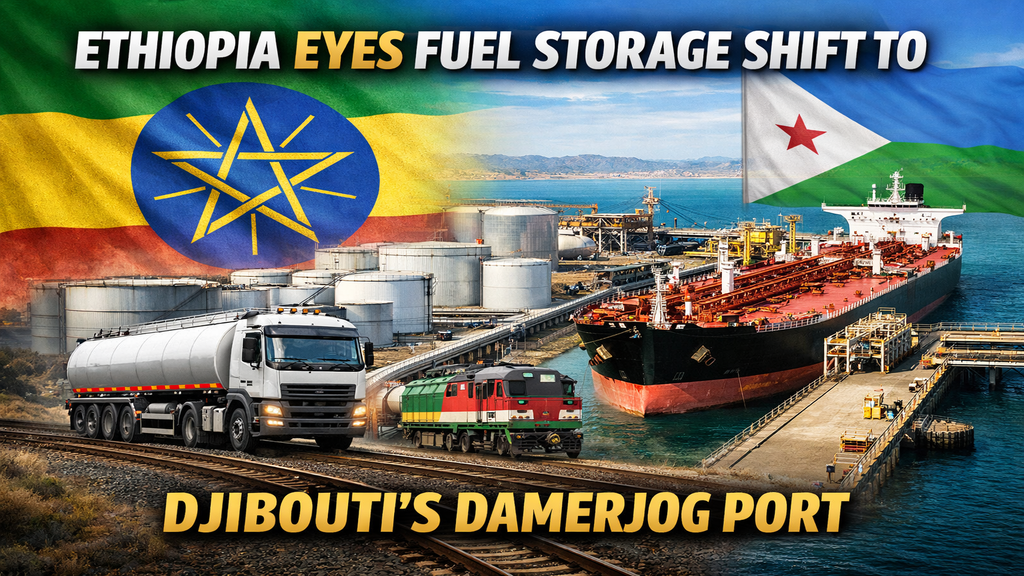 Ethiopia Weighs Shift of Fuel Storage to Djibouti’s Damerjog Port Amid Rising Demand