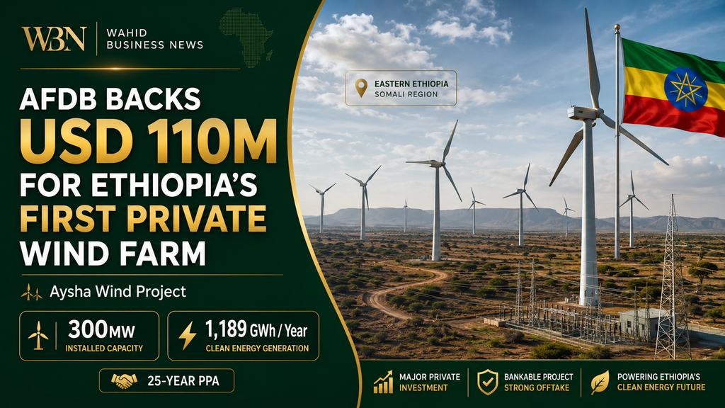 AfDB Backs USD 110m for Ethiopia’s First Private Wind Farm