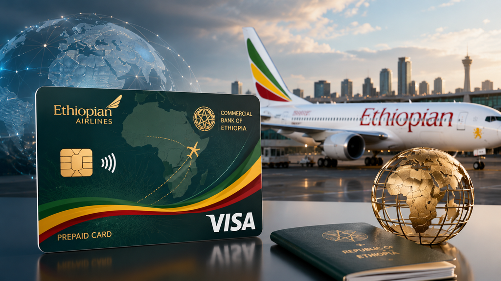 Ethiopian Airlines, CBE Launch Visa Prepaid Card for Global Payments