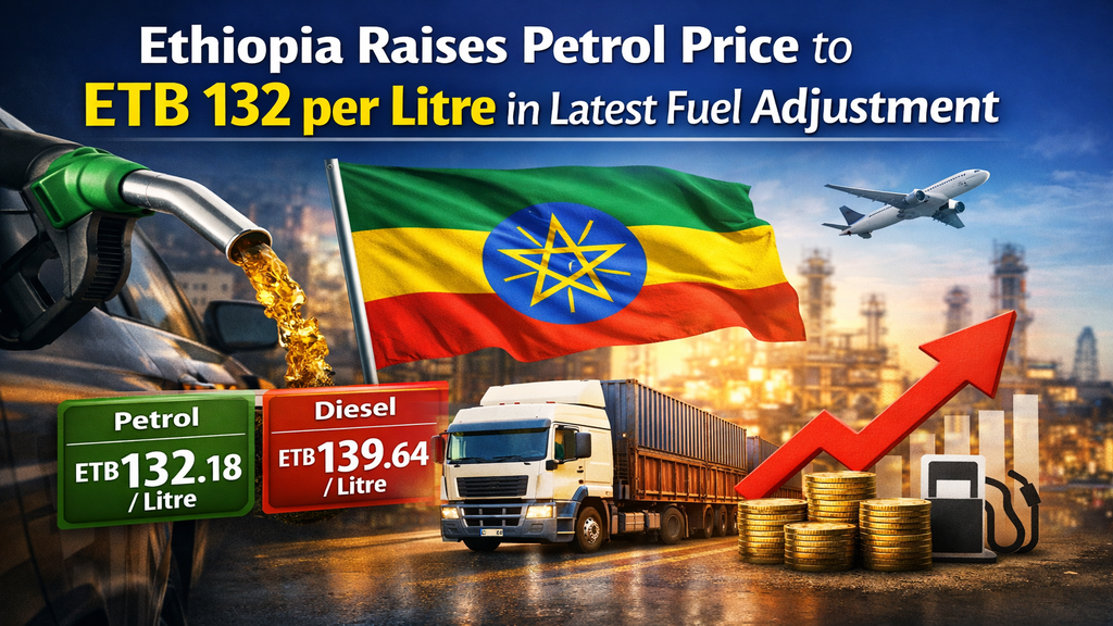 Ethiopia Raises Petrol Price to ETB 132 per Litre in Latest Fuel Adjustment