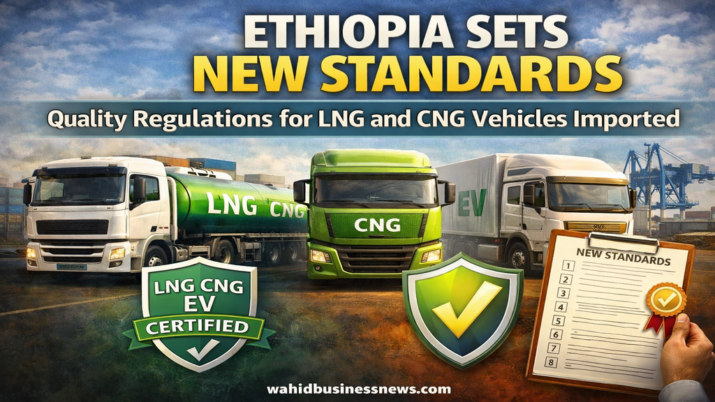Ethiopia Sets New LNG, CNG, EV Standards for Imported Vehicles