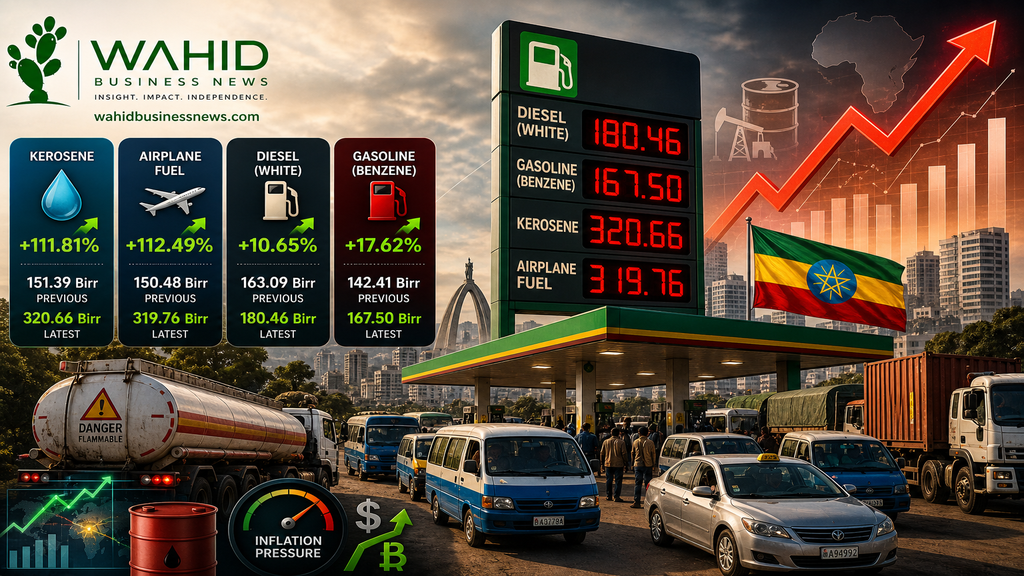 Fuel Prices Hit Br180.46/Litre as Ethiopia Adjusts Retail Rates Again